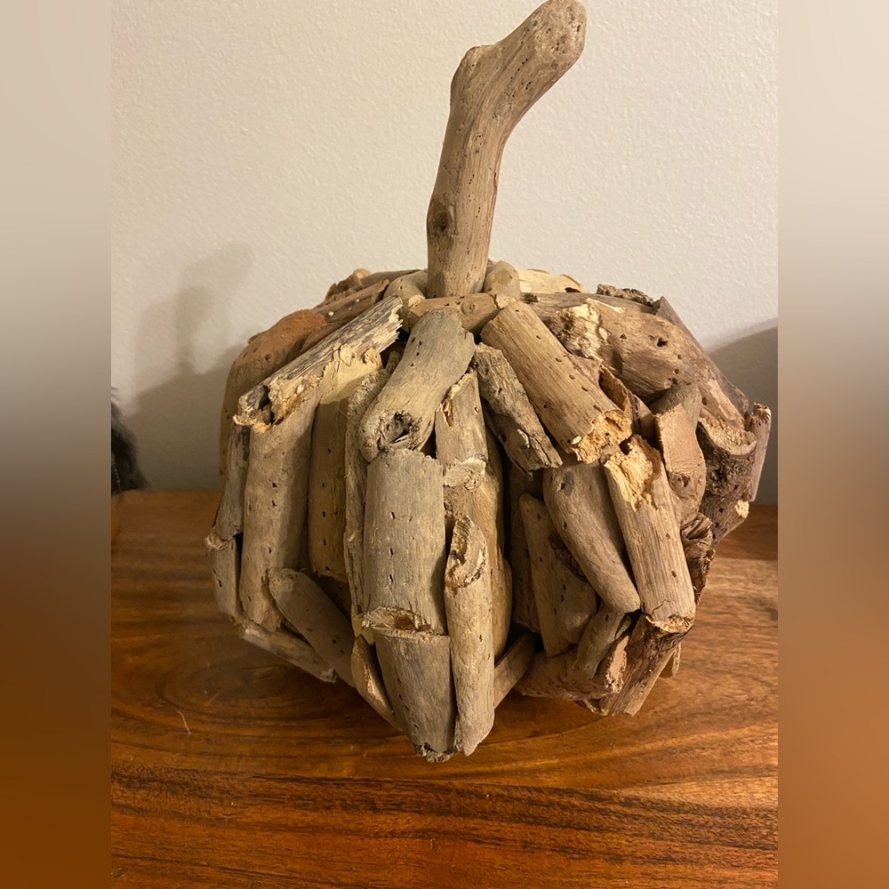Driftwood pumpkin